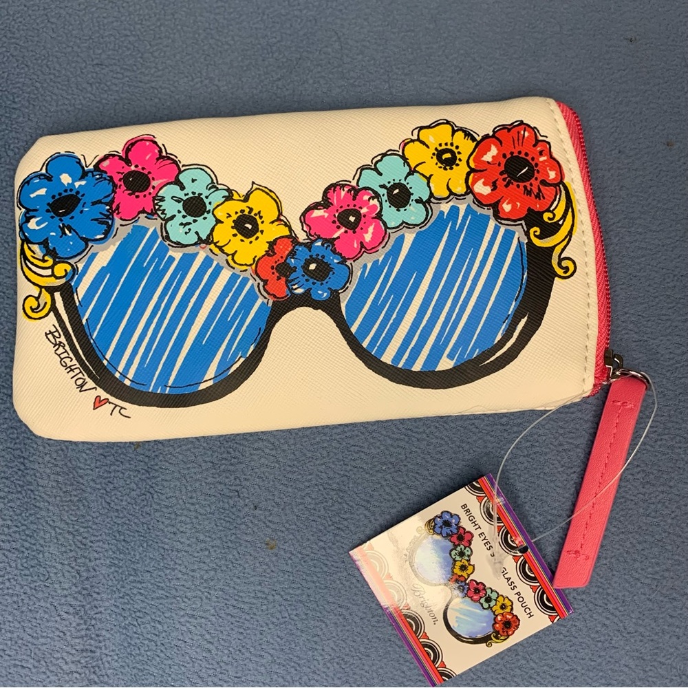 Brighton Sunglasses Case NWT | multicolor sunglasses rainbow heart purse